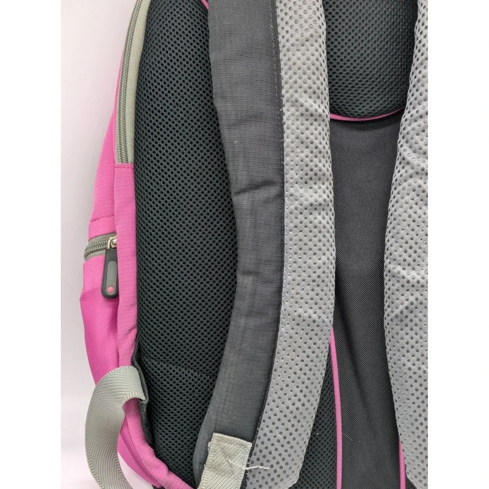 Samsonite Backpack Pink Gray Large School Travel Laptop Organizer 19